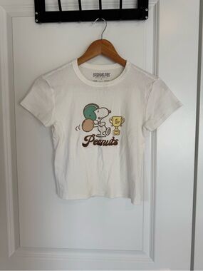 Peanuts Snoopy Graphic Tee cotton